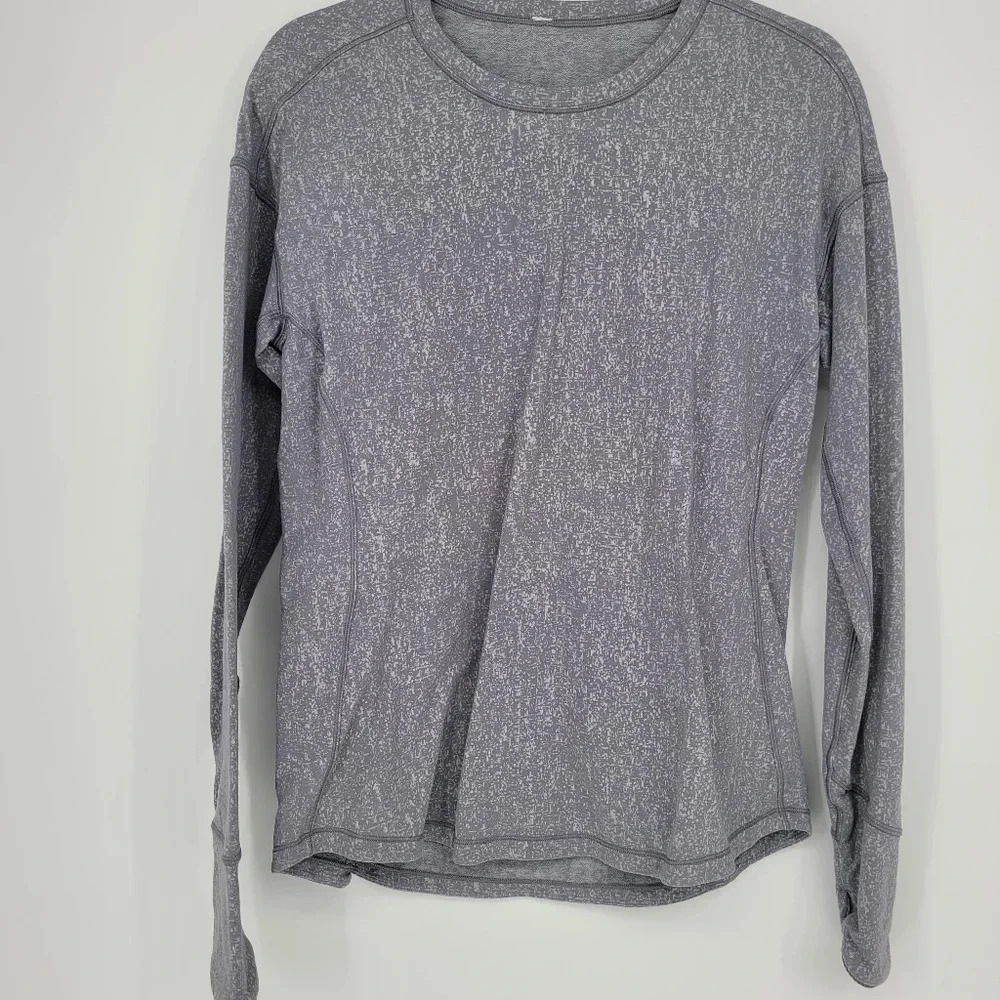 Lululemon lost in pace long sleeve shirt size 6